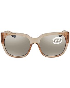 Costa Del Mar Waterwoman 54.6 mm Shiny Blonde Crystal Sunglasses