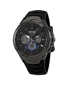 Coutura-Chronograph-Silicone-Black-Dial-Watch