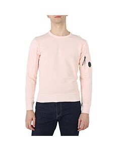 Cp Company Bleached Apricot Cotton Fleece Dyed Sweatshirt