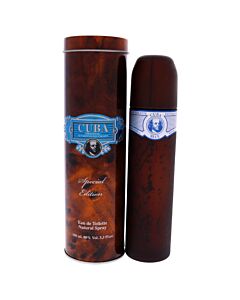 Cuba Blue Special Edition by Cuba for Men - 3.4 oz EDT Spray