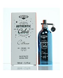 Cuba Men's Authentic Citrus EDT Spray 3.3 oz Fragrances 5425039222820