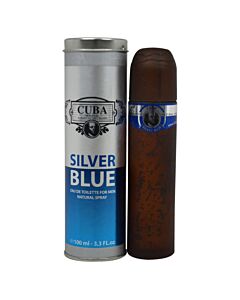 Cuba Silver Blue by Cuba for Men - 3.3 oz EDT Spray