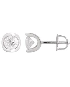 Diamond Muse 1.00 cttw 14KT White Gold Diamond Stud Earrings for Women