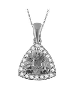 Diamond Muse 14KT Tanzanite Diamond Accent Pendant Necklace for Women