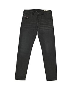 Diesel Men's D-Bazer Slim Straight Leg Jeans in Black, Waist Size 30"