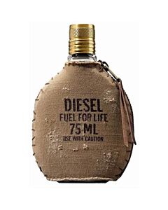 Diesel Men's Fuel For Life EDT 2.5 oz (Tester) Fragrances 3605520386923