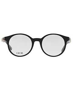 Dior 50 mm Shiny Black Eyeglass Frames