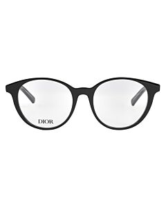 Dior 51 mm Shiny Black Eyeglass Frames