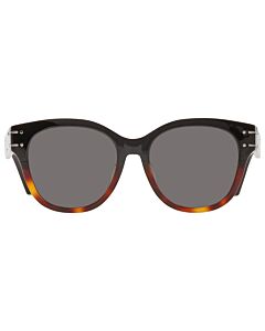 Dior 55 mm Shiny Black/Tortoise Sunglasses