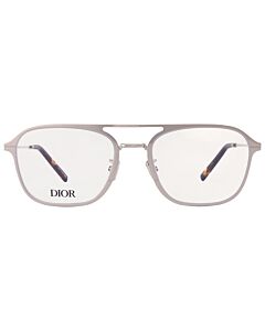 Dior 55 mm Shiny Palladium Eyeglass Frames