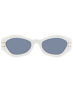 Dior 55 mm White Sunglasses