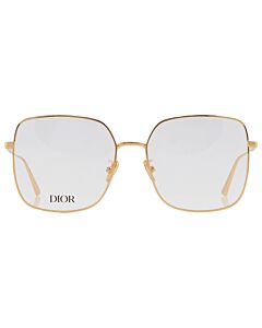 Dior 56 mm Shiny Rose Gold Eyeglass Frames
