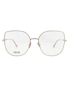 Dior 57 mm Matte Rose Gold Eyeglass Frames