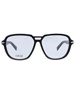 Dior 57 mm Shiny Black Eyeglass Frames