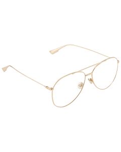 Dior 58 mm Gold Copper Eyeglass Frames
