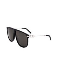 Dior 63 mm Shiny Black Sunglasses