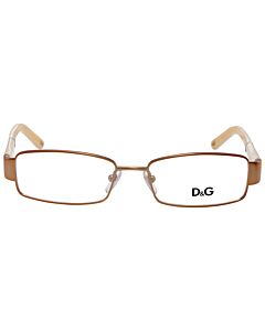 Dolce and Gabbana 51 mm Matte Pale Gold Eyeglass Frames