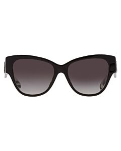 Dolce and Gabbana 54 mm Black on Zebra Sunglasses