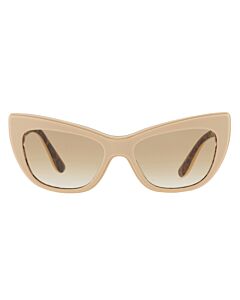 Dolce and Gabbana 54 mm White Leopard Sunglasses