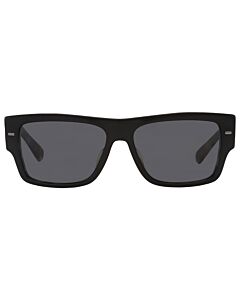 Dolce and Gabbana 55 mm Black On Grey Havana Sunglasses