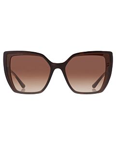 Dolce and Gabbana 55 mm Havana on Transparent Brown Sunglasses