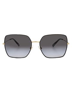 Dolce and Gabbana 57 mm Black/Gold Sunglasses