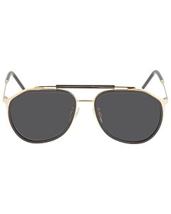 Dolce And Gabbana 57 mm Gold/Black Sunglasses