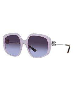 Dolce and Gabbana 57 mm Opal Lilac Sunglasses