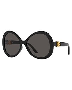 Dolce and Gabbana 60 mm Black Sunglasses