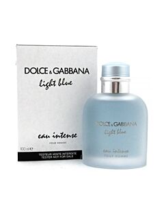 Dolce and Gabbana Men's Light Blue Intense EDP Spray 3.38 oz (Tester) Fragrances 3423473032892