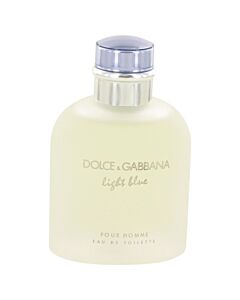 Dolce and Gabbana Men's Light Blue Pour Homme EDT Spray 4.0 OZ (Tester) Fragrances 737052139531