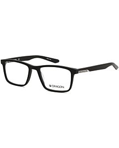Dragon 54 mm Black Eyeglass Frames
