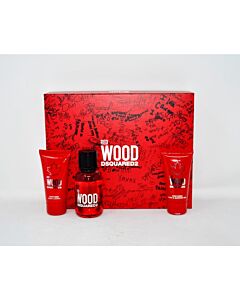 Dsquared2 Ladies Red Wood Gift Set Bath & Body 8011003873814