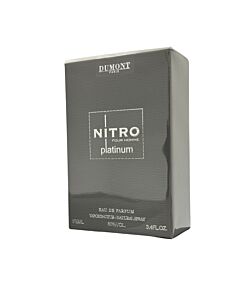 Dumont Men's Nitro Platinum EDP 3.4 oz Fragrances 3760060762870
