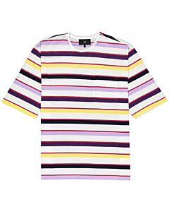 Dunhill Men's Stripe Short Sleeves Shirt, Brand Size Large