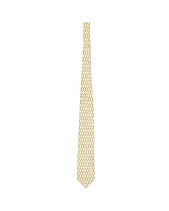 Dunhill Pattern Silk Necktie - Yellow/Blue