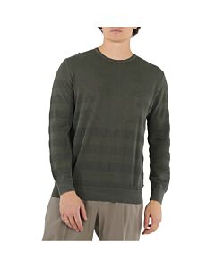 E. Zegna Olive Lightweight Knitted Sweater