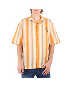 Egonlab Men's Sunny Stripes Cotton-Poplin Button Down Shirt, Size Medium
