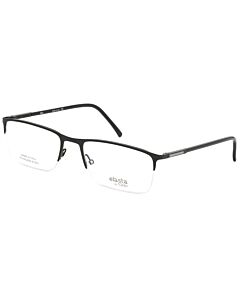 Elasta 55 mm Black Eyeglass Frames