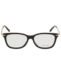 Elie Saab 52 mm Black Eyeglass Frames
