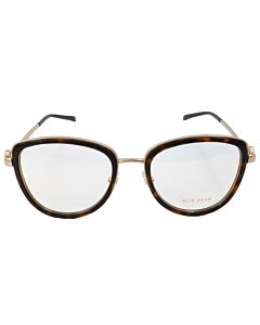 Elie Saab 52 mm Havana;Gold Eyeglass Frames