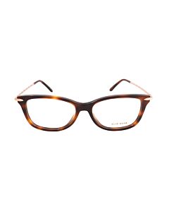 Elie Saab 52 mm Tortoise Eyeglass Frames