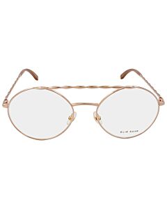 Elie Saab 55 mm Gold Copper Eyeglass Frames