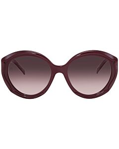 Elie Saab 56 mm Purple Sunglasses