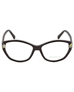Emilio Pucci 55 mm Black Eyeglass Frames