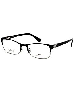 Emozioni 52 mm Black Eyeglass Frames