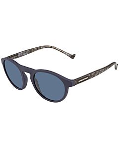 Emporio Armani 52 mm Matte Blue Sunglasses
