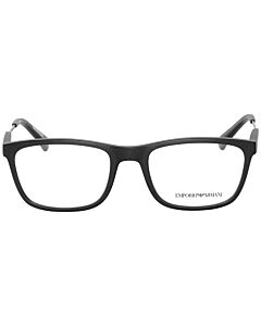 Emporio Armani 53 mm Matte Black Eyeglass Frames