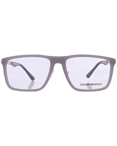 Emporio Armani 54 mm Matte Grey/Aluminum Eyeglass Frames