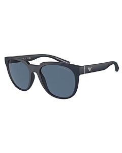 Emporio Armani 55 mm Matte Blue Sunglasses